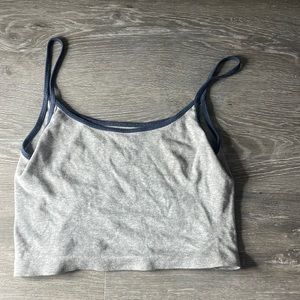 BRANDY MELVILLE SKYLER CONTRAST TRIM TANK